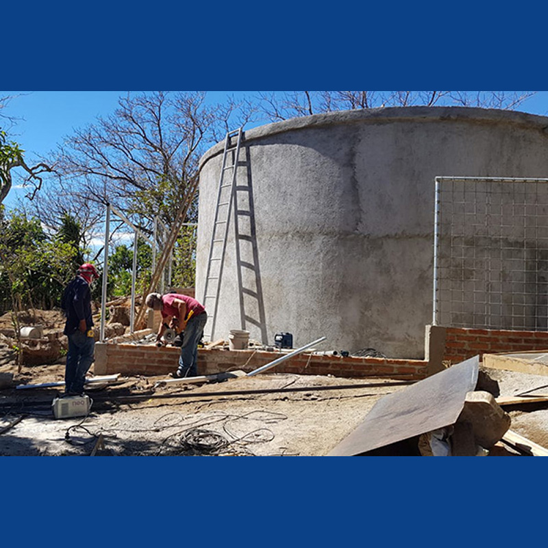 Water Holding Tank Construction